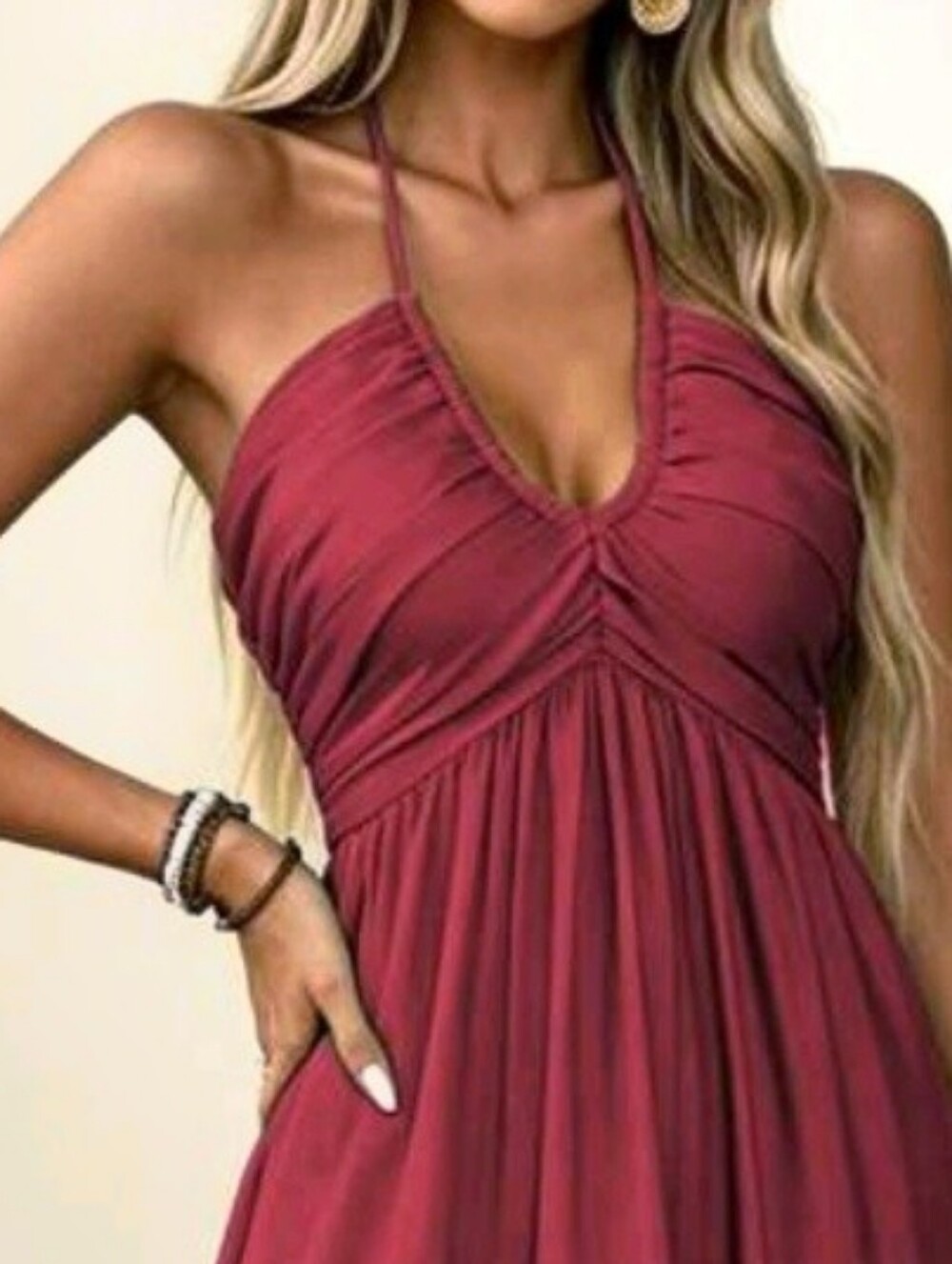 New Red Maxi Dress
